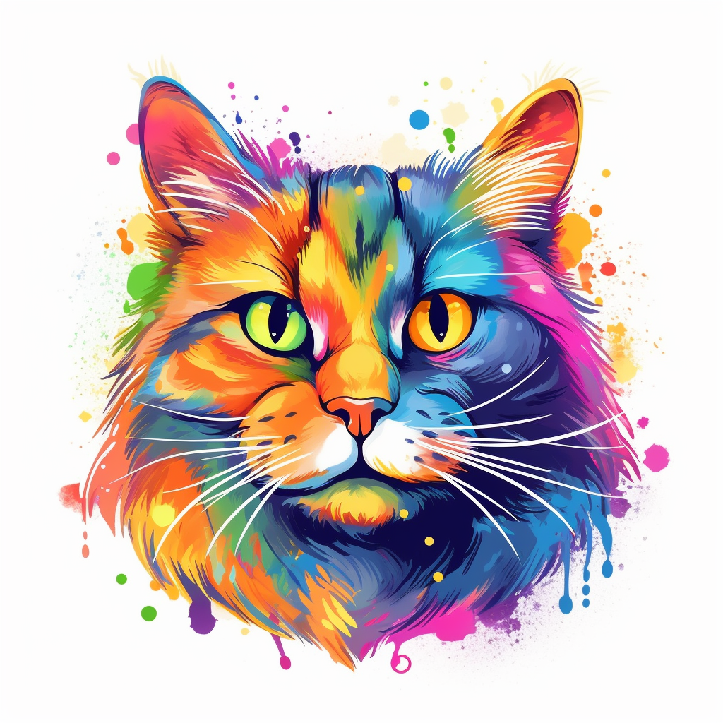Un chat-d'œuvre moderne