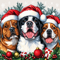 Partners in crime under the Christmas tree