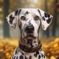 Black spots on a golden background