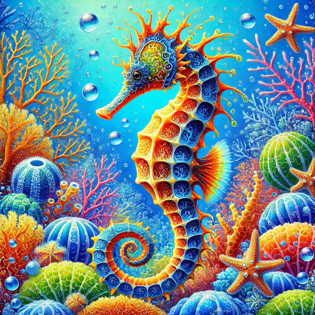 Univers sous-marin vibrant et magique