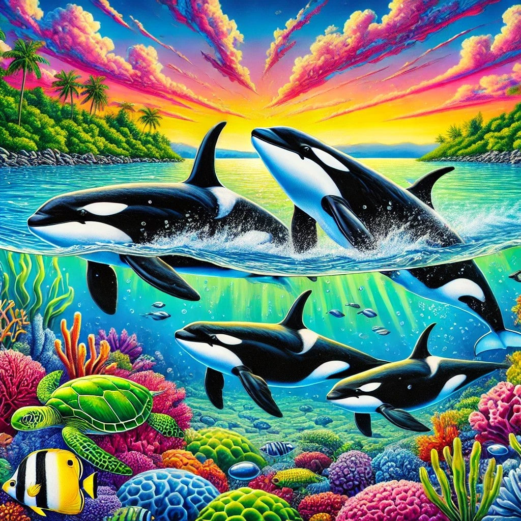 Immersion dans un paradis coloré