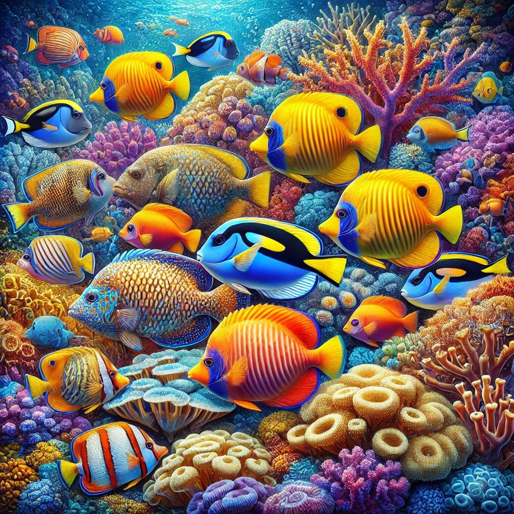 Immersion dans un tableau aquatique vivant