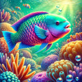 La beauté du poisson-perroquet
