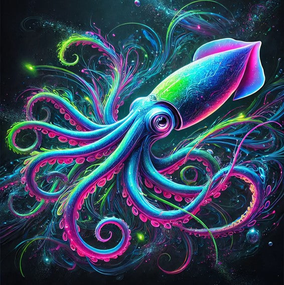 Luminous Squid Dance
