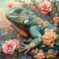 L’iguane aux mille fleurs