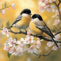 A one-on-one under the cherry blossoms