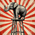 Tightrope Elephant