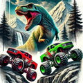 Le T-Rex et les Monster Trucks