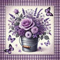 Delicate purple composition