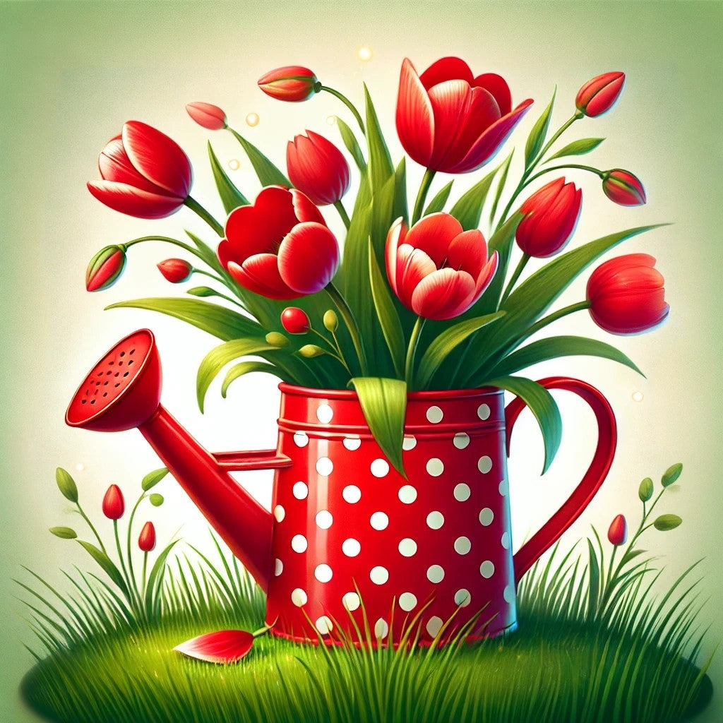 Rouge passion au jardin