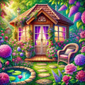 Nap in the Secret Garden