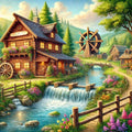 Eau vive et charme rustique