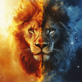 Fire and Ice Lion