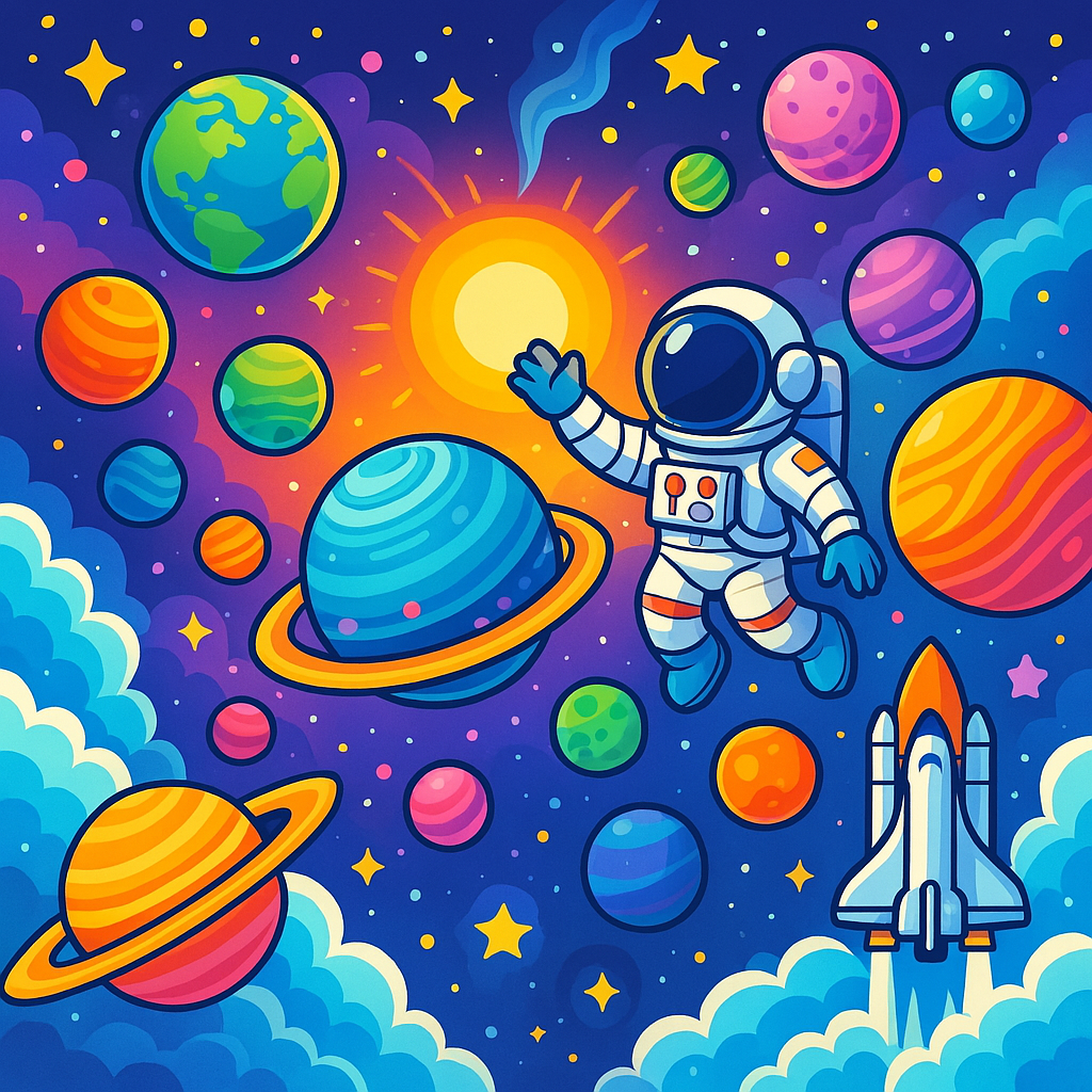 Joyful journey between the planets