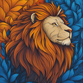 Symbiose Colorée du Lion