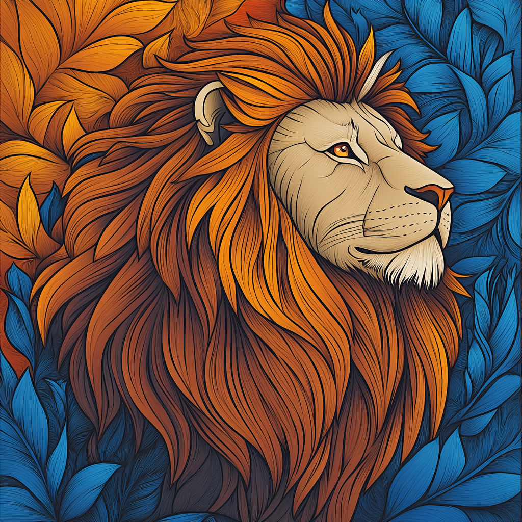 Symbiose Colorée du Lion