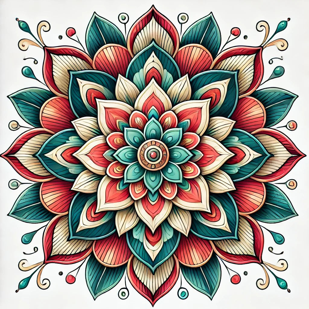 Univers végétal en mandala