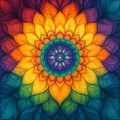 Rainbow Mandala