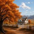Le Sentier de l'Automne à la Campagne
