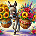 The donkey, bearer of light and colours