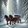 Un voyage magique dans la forêt d’hiver