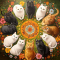 Rituel sacré entre chats