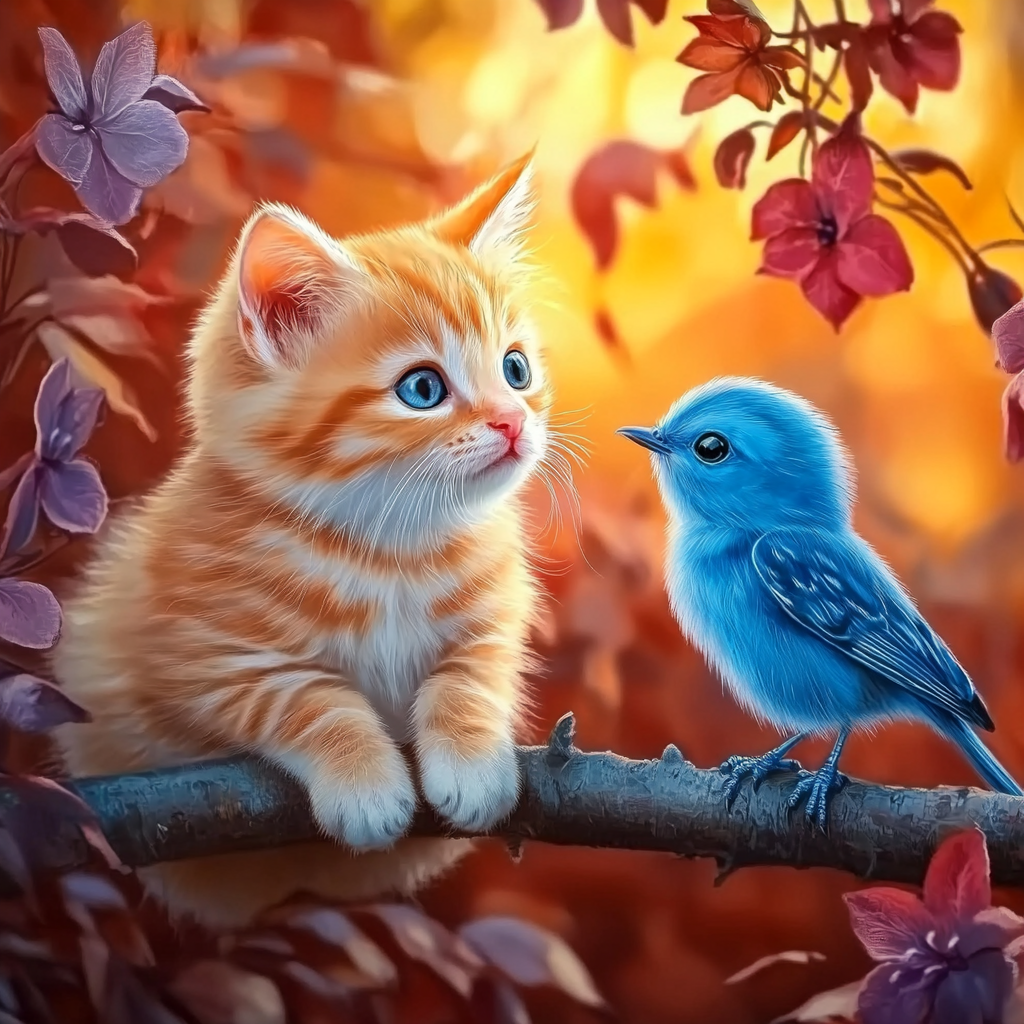 Rencontre magique dans les bois