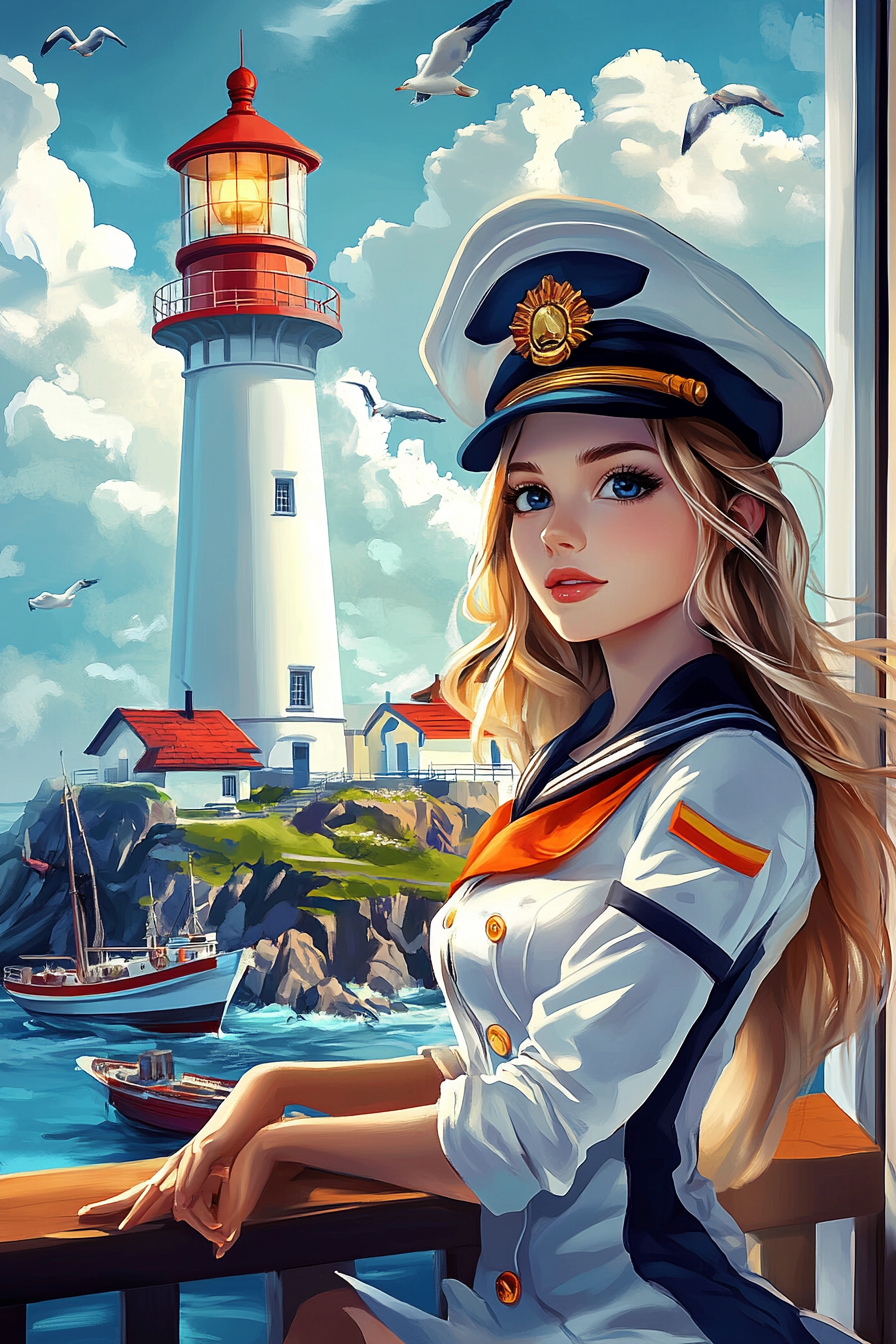 Capitaine sous le ciel bleu
