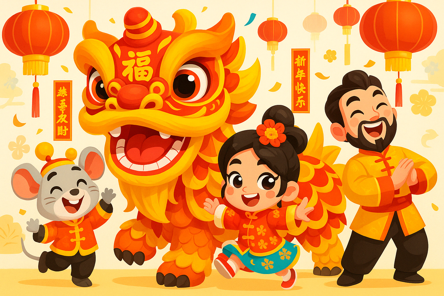 Joie et tradition chinoise