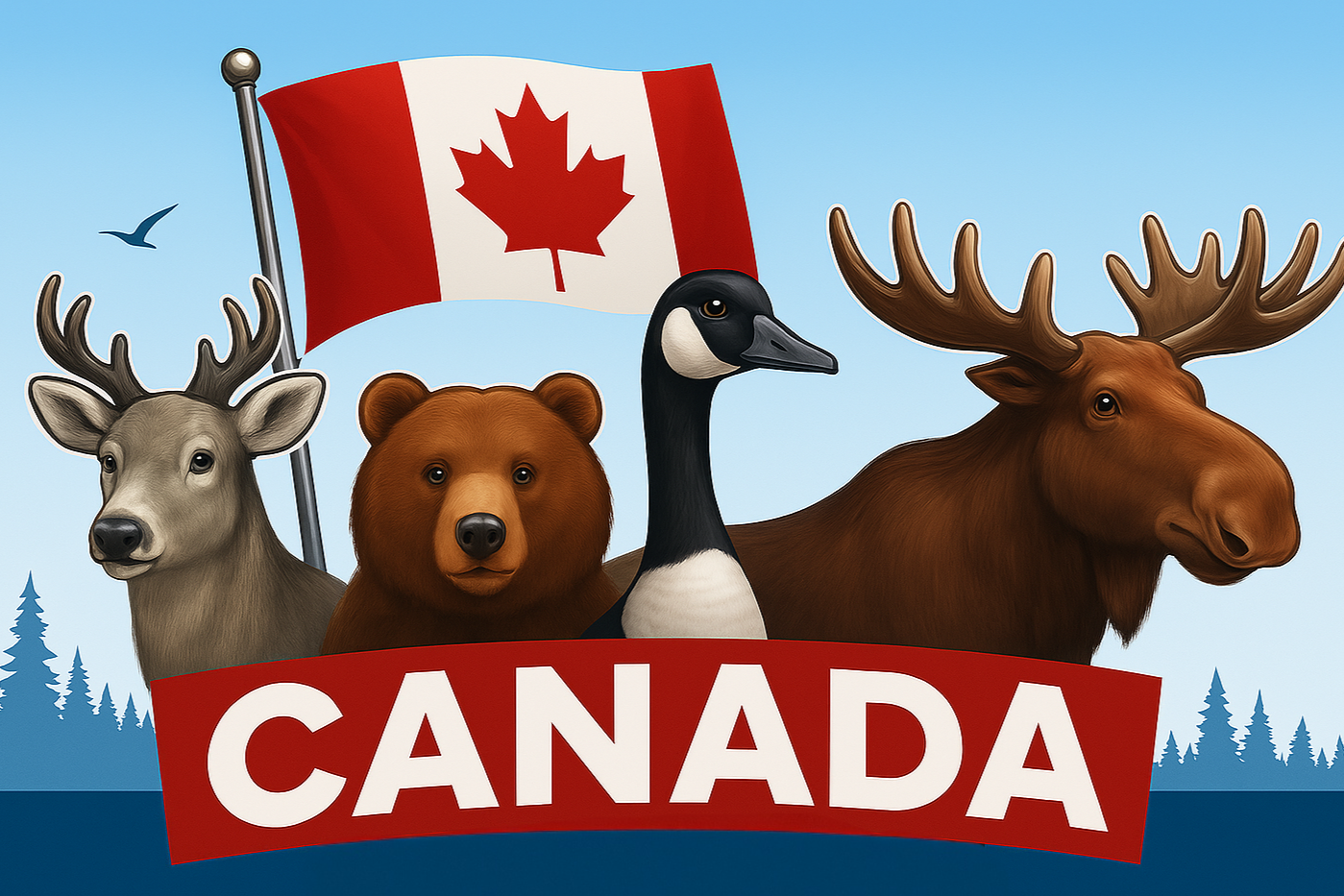 Wildlife Portrait of Canada