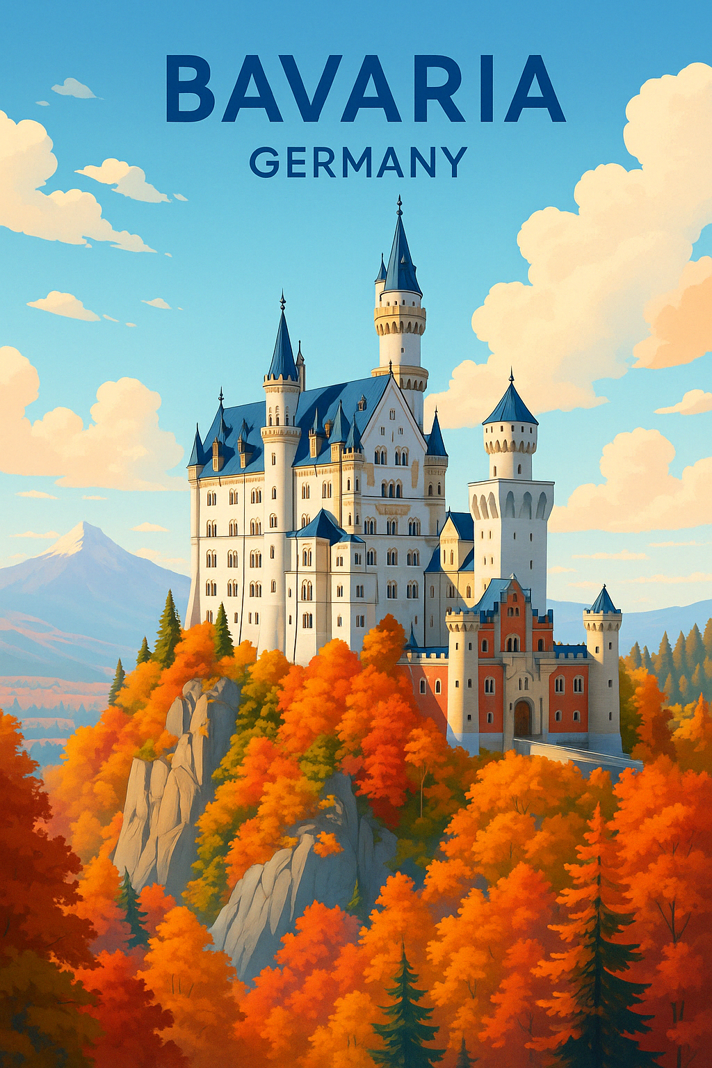 Fairytale castle in Bavaria