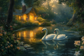 Reflection of a warm home