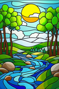 Douceur d’un courant de verre