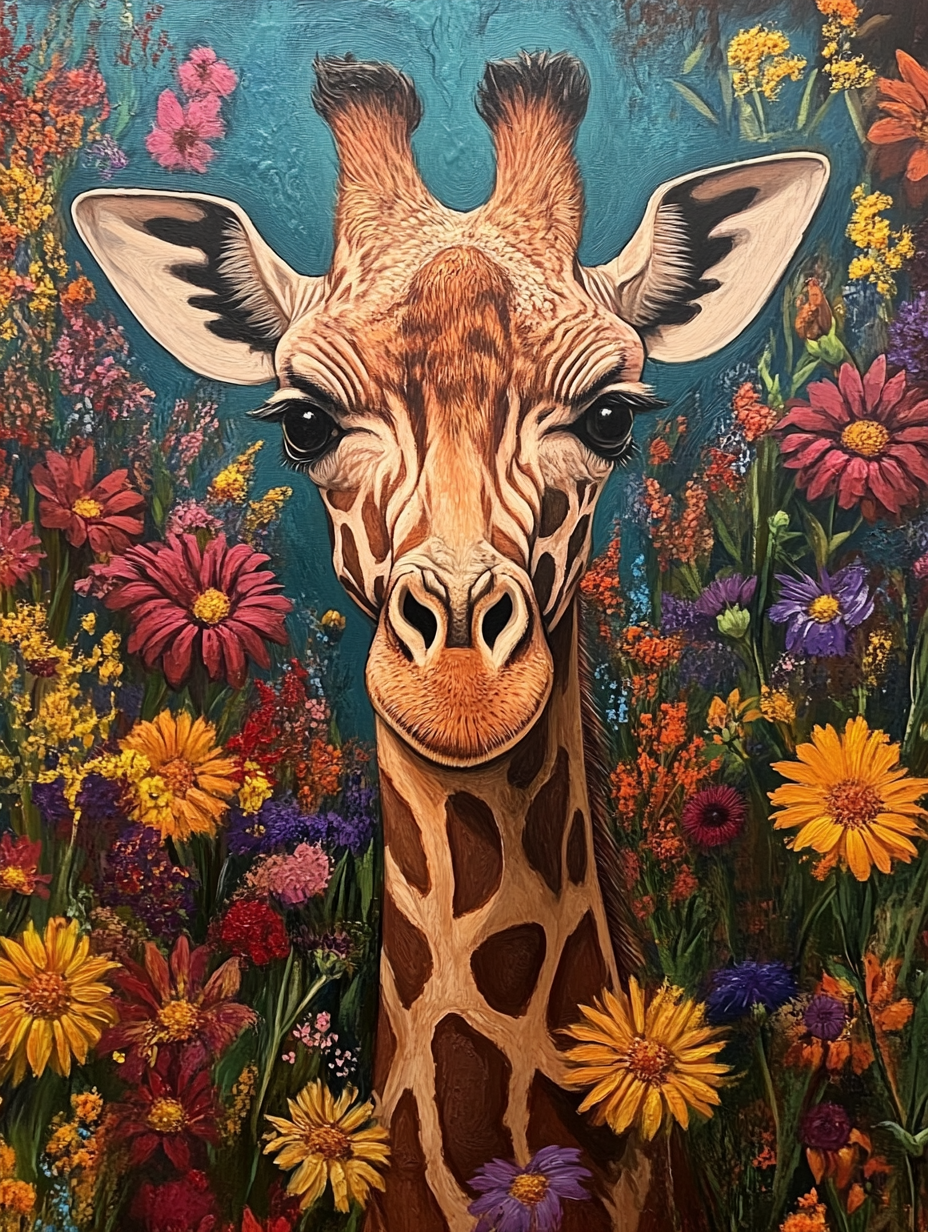 Wild Beauty Among the Flowers