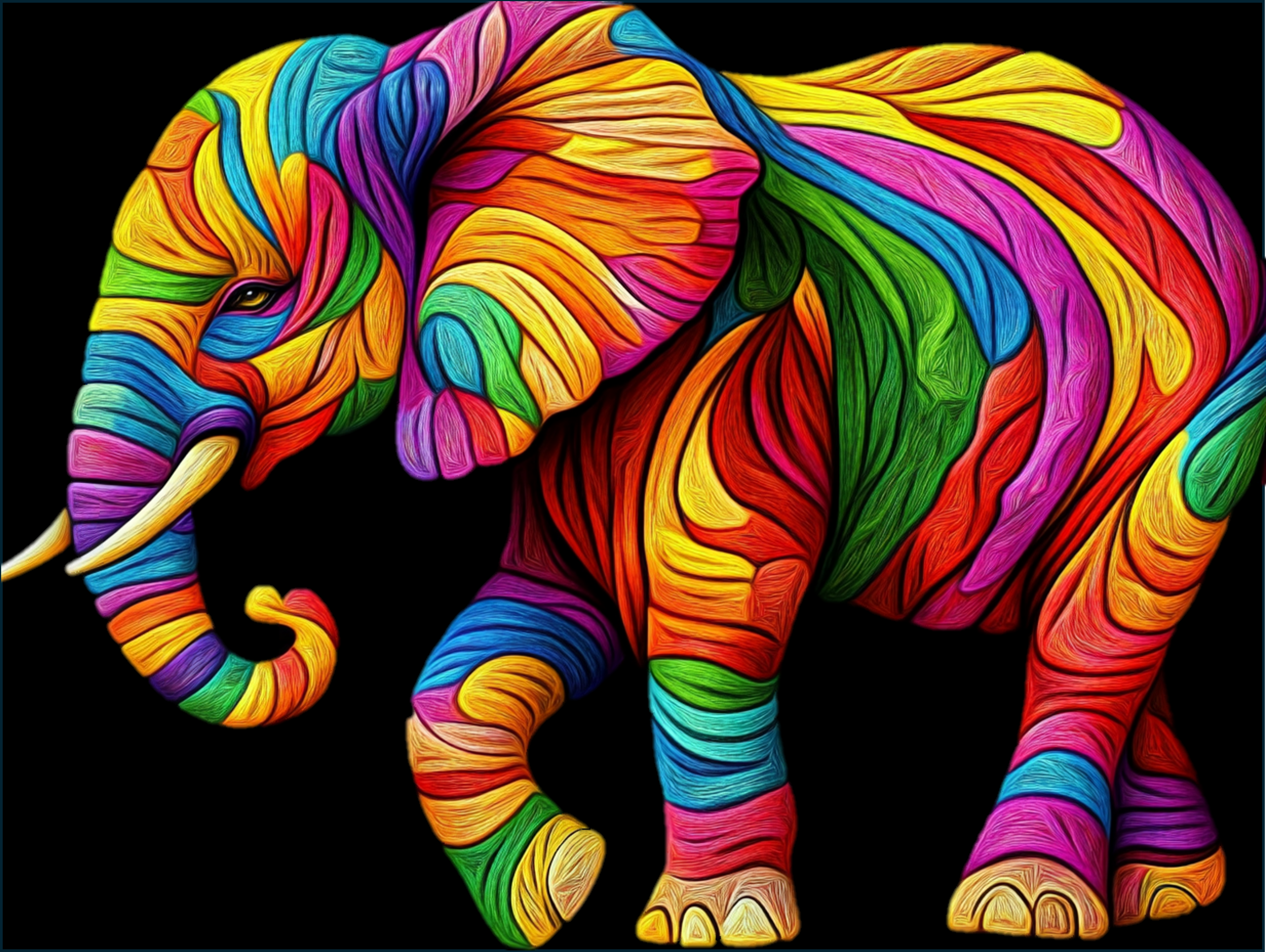 Elephantine Strength Rainbow
