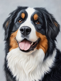 Portrait of a silky-furred friend