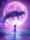 Lunar and oceanic beauty