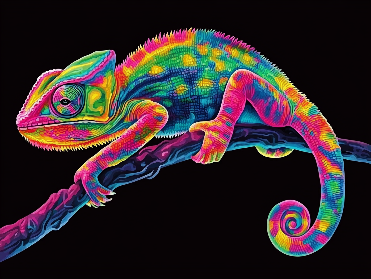 Neon Chameleon