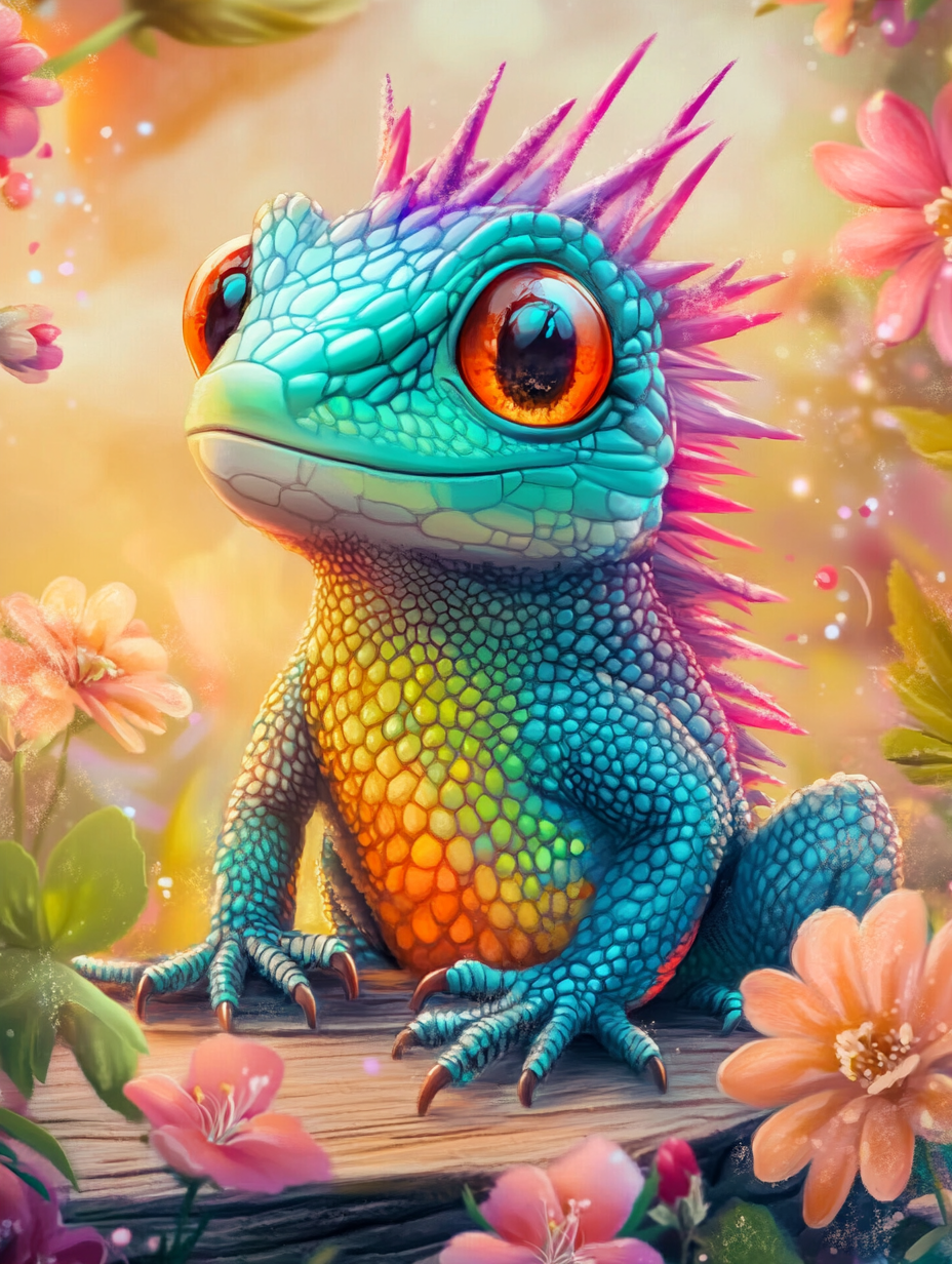 Éclat de couleurs au pays des fleurs