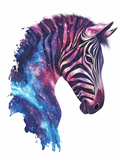 A zebra born of stars
