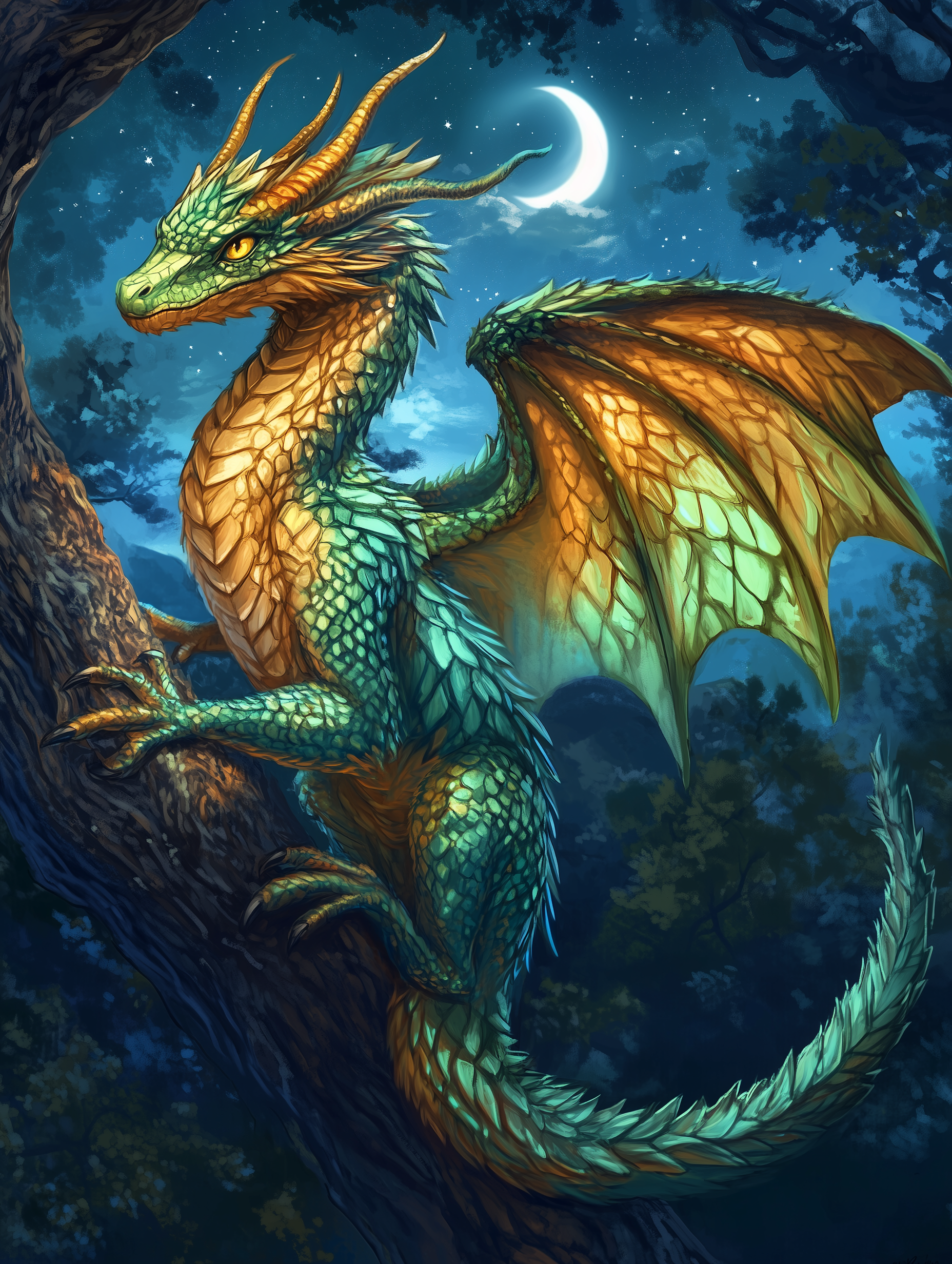 La légende du dragon nocturne