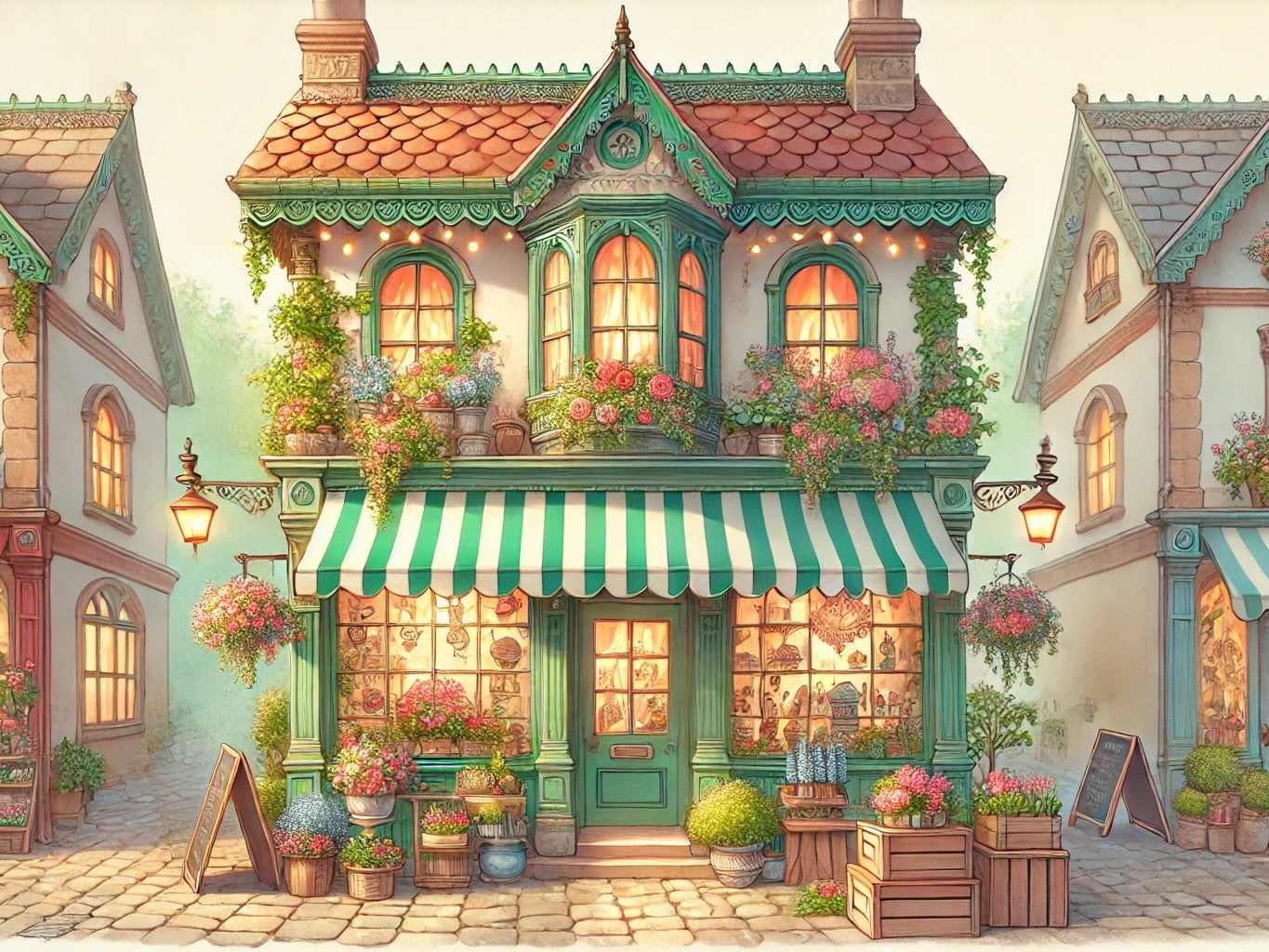 Magasin de village charmant