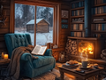 Lecture et chaleur en hiver