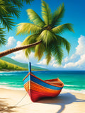 The call of the open sea under the palm tree