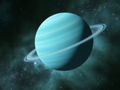 Icy rings around Uranus