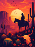 Sunset over Arizona