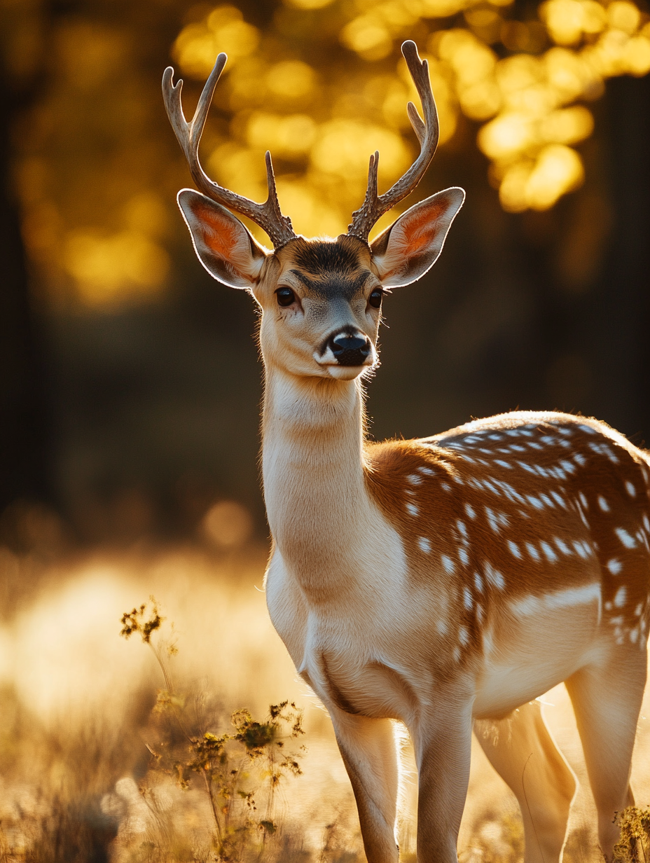 Deer with a captivating gaze
