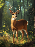 Natural portrait in the heart of the forest