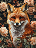 La grâce du renard et la douceur des roses