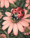 Natural portrait of a miniature encounter